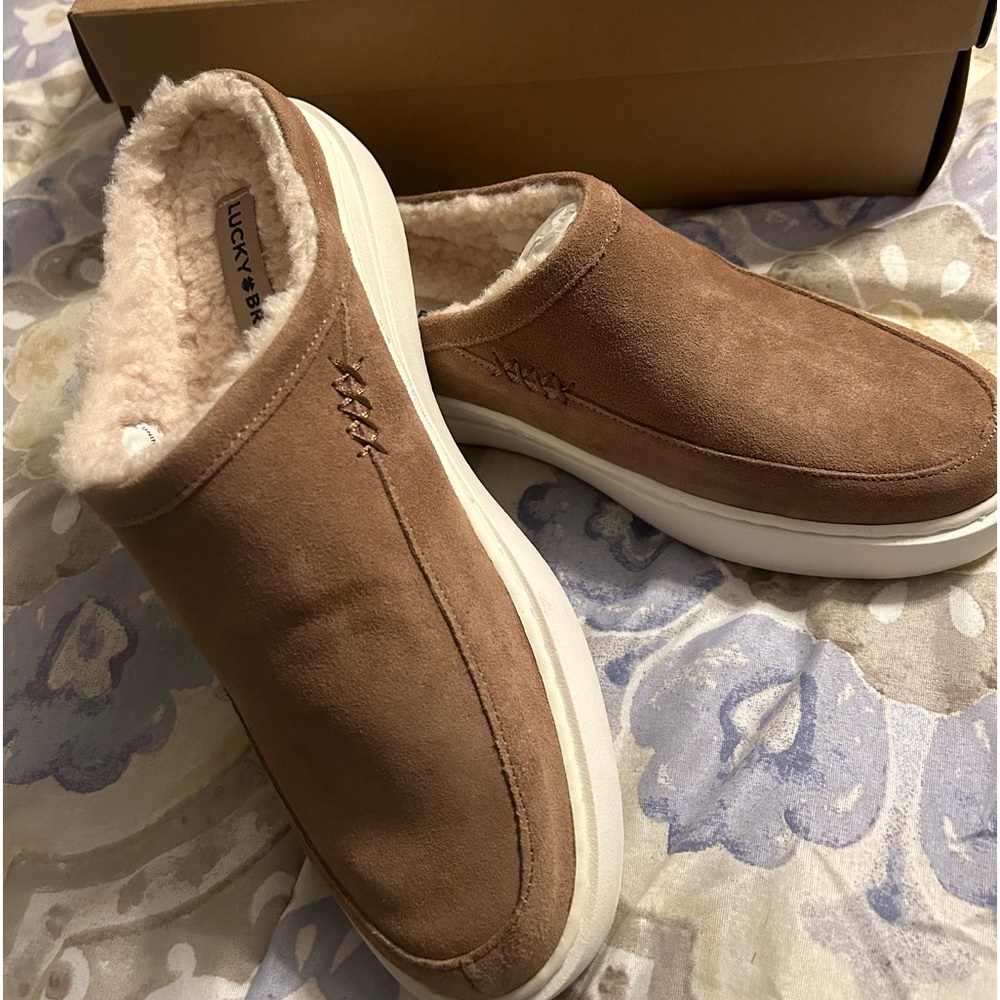 Lucky Brand Leather slippers